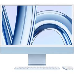 Apple iMac 24-inch (2023) – M3 with 8-Core CPU, 8GB RAM, 256GB SSD, 8-Core GPU, English Keyboard, Blue, MQRC3