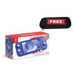 Nintendo Switch Lite, Blue (Storage Case Free)
