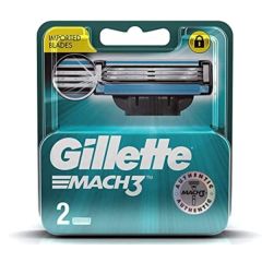 Gillette Mach 3 Men's Razor, 2 Blade Refills
