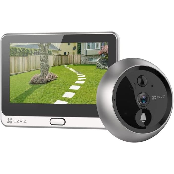 EZVIZ DP2C Wire free Front Door Camera with Built in Chime