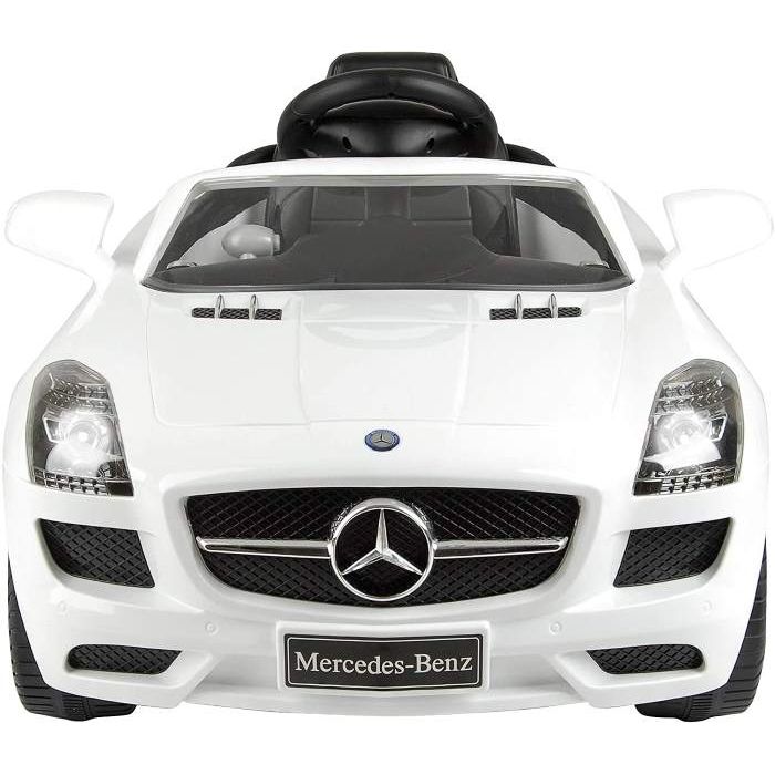 Mercedes benz sls amg 6v ride on car store white