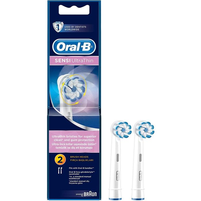 Oralb Eb 602 Sensi Ultrathin Electric Replacement Toothbrush Heads
