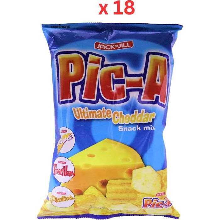 Jack N Jill Pic A Chips Ultimate Cheese 180 Gm Pack Of 18 UAE Delivery Only
