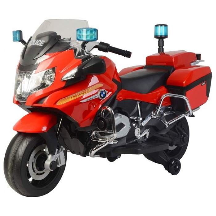 Megastar Licensed Ride On 12 V BMW Police Bike Electric