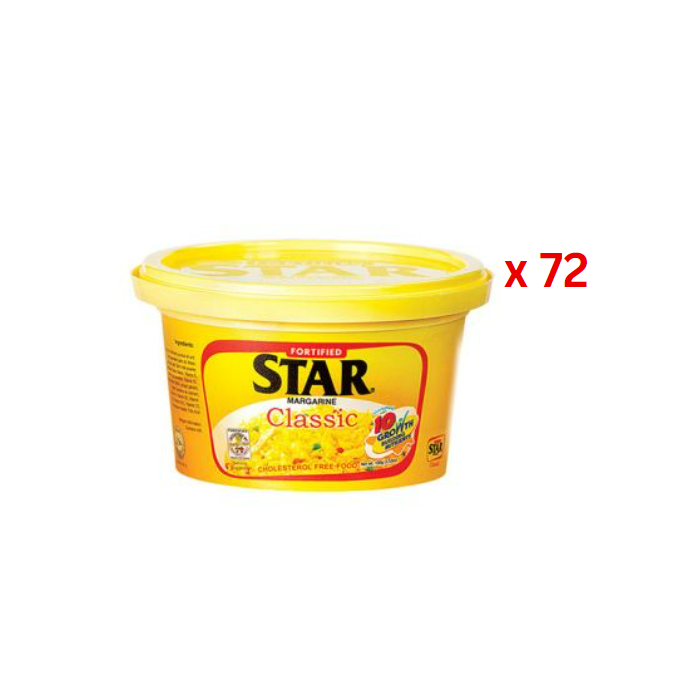 Star Margarine 250 Gm Pack Of 72 (UAE Delivery Only)