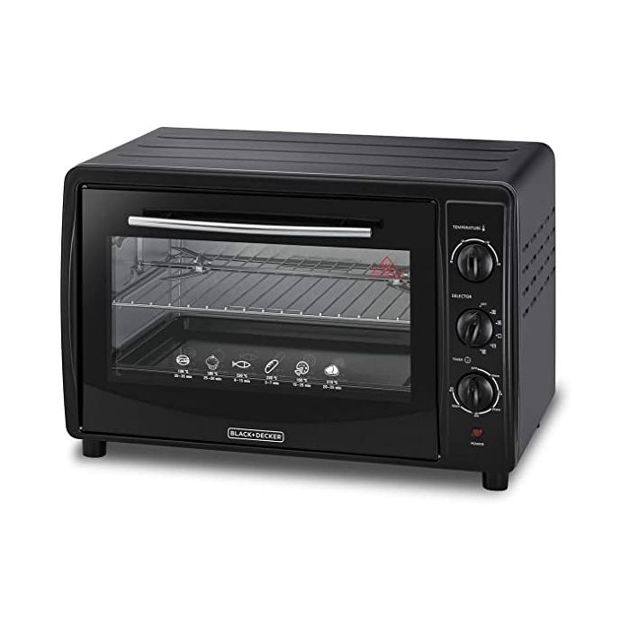 Black+Decker 45L Double Glass Multifunction Toaster Oven with