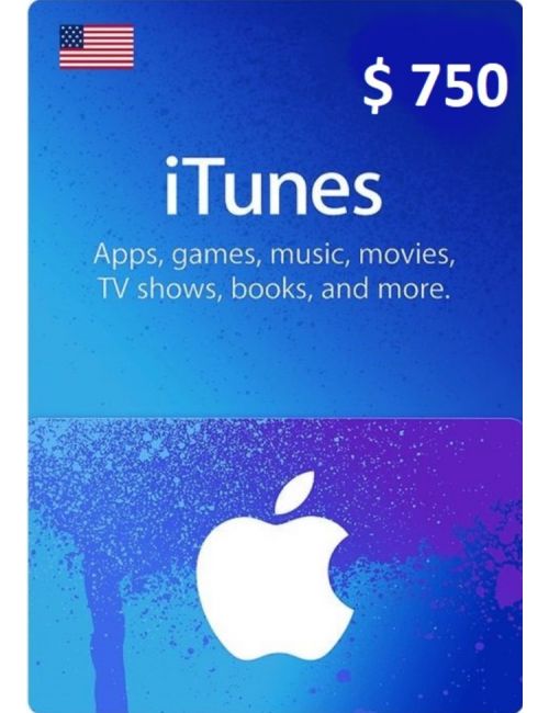 De schuld geven binnenkomst voetstappen Buy $750 USA Apple iTunes Gift Card (Instant E-mail Delivery) Online at  Menakart.com