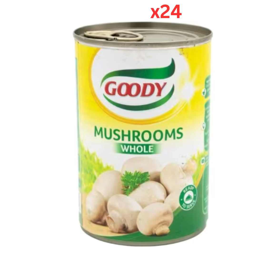 Goody Whole Mushrooms 400gm Carton of 24 Packs