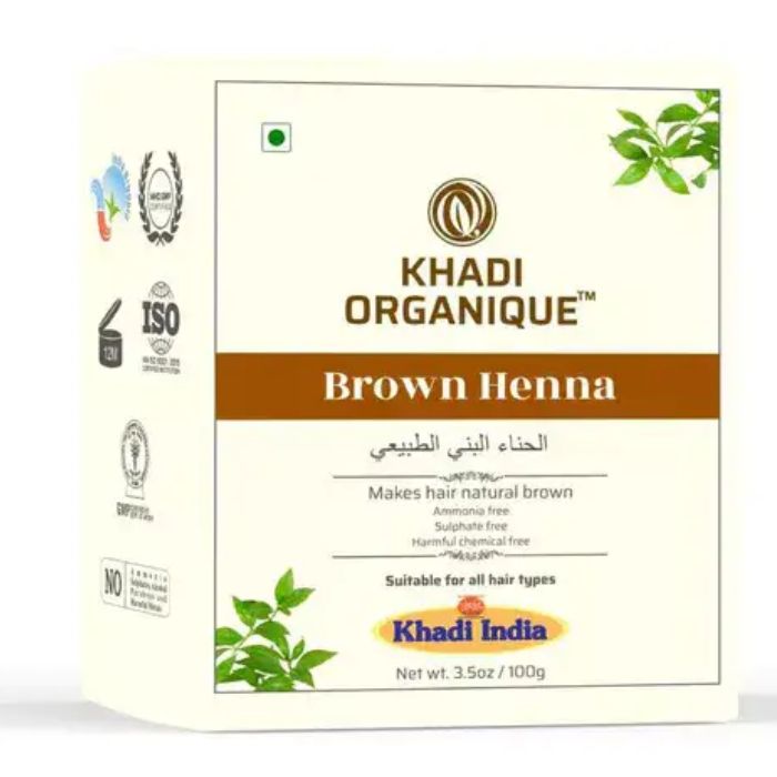 Khadi Organique Natural Brown Henna 100g
