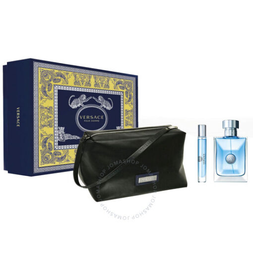 Versace Pour Homme Edt 100ml Travel Spray 10ml Trousse (UAE Delivery Only)