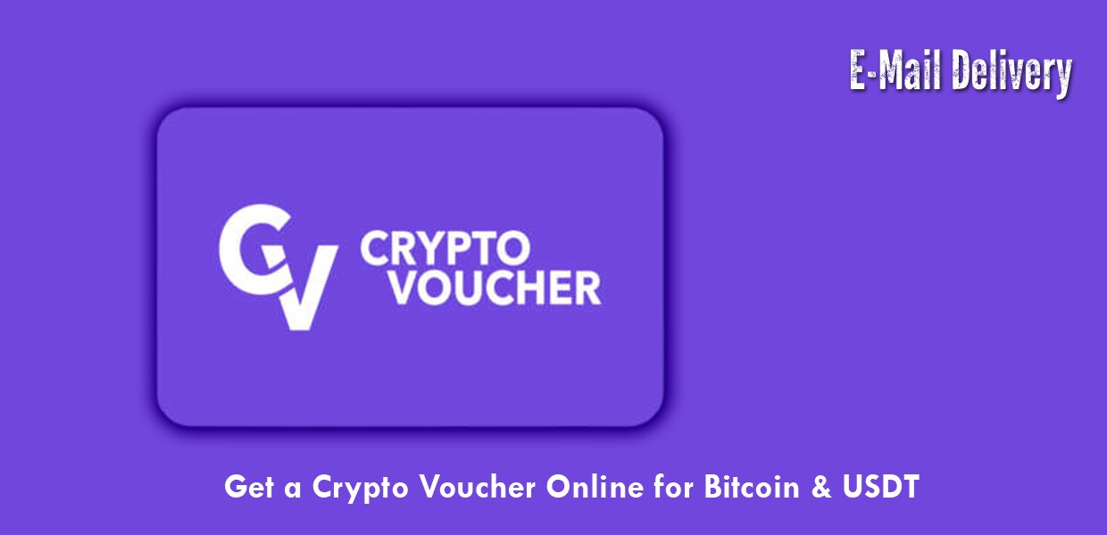 Crypto Vouchers. E-Mail Delivery.